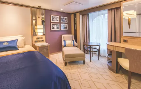 Cunard Queen Mary 2 Accommodation Single Oceanview